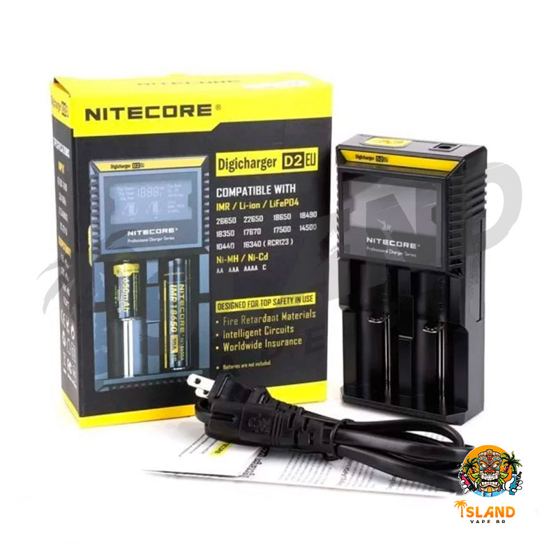 Carregador Externo de Bateria Nitecore D2