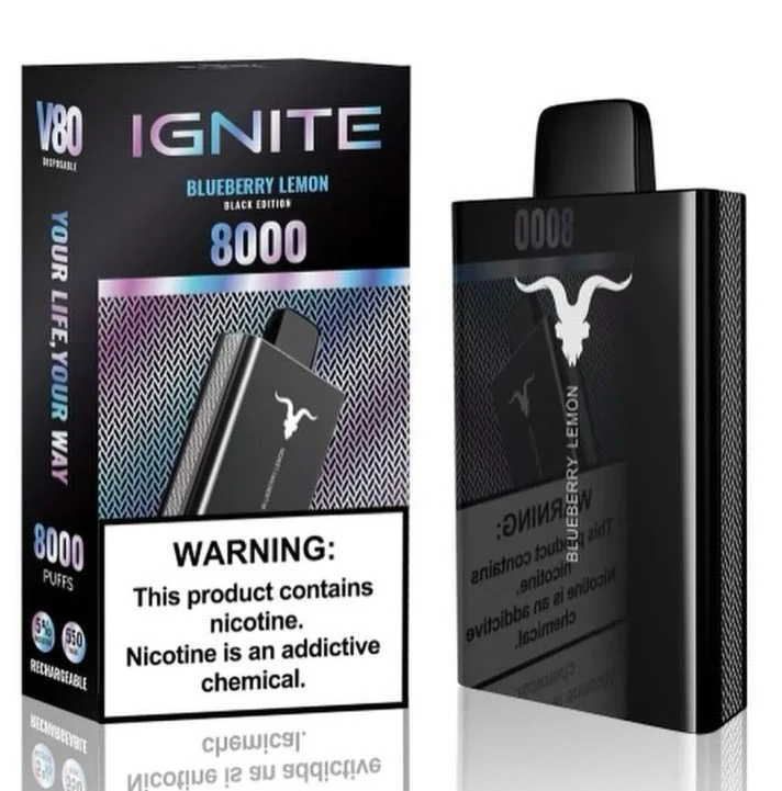 Descartvel Ignite V80 VERSO BLACK 8000 Puffs